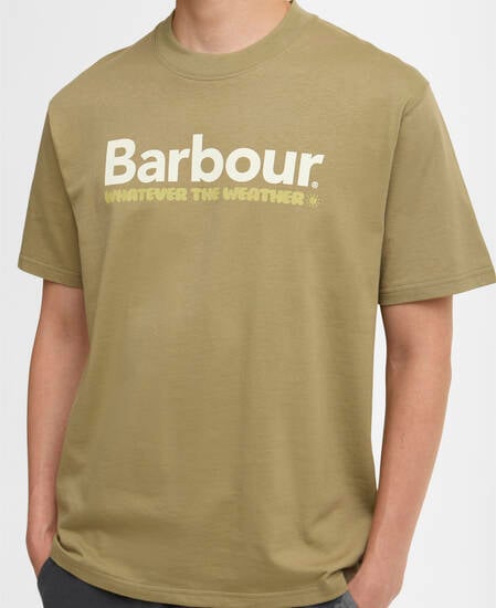 Sunside UV Oversized T-Shirt Bleached Olive