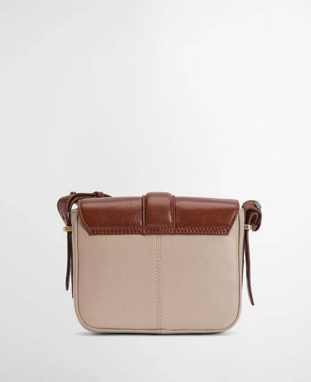 Ledertasche Rosa Mini Pebbled Pink/Brown