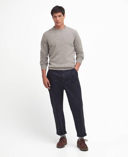Essential Crew-Neck Jumper Stone