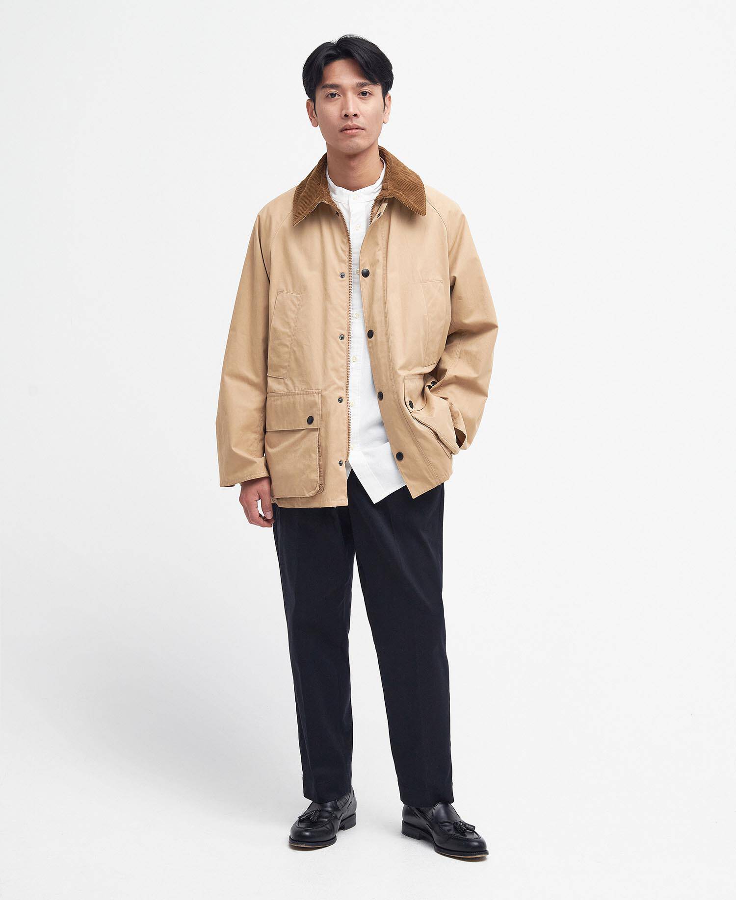 Peached Oversized Bedale Casual Jacket image number 1
