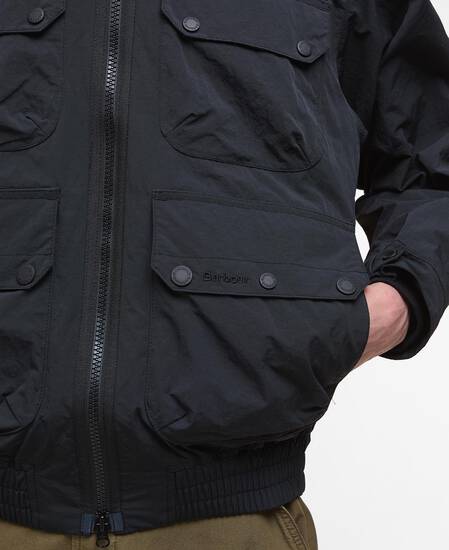 Re-Engineered Flight Bedale Showerproof Jacket Black