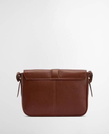 Rosa Leather Crossbody Bag Brown