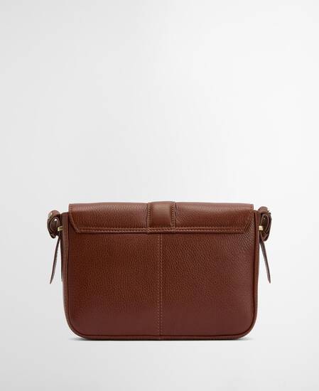 Borsa a tracolla in pelle Rosa Brown