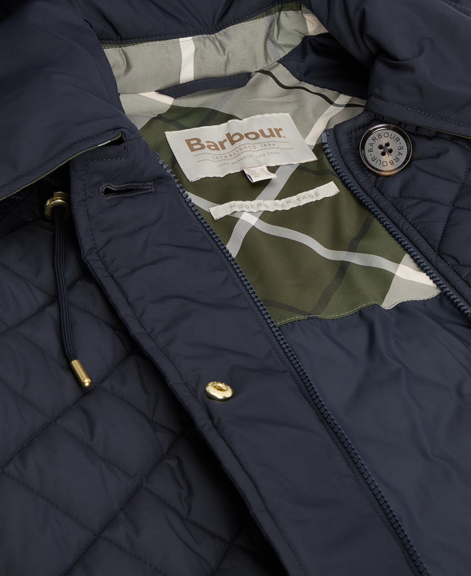 Giacca trapuntata Cara Dark Navy/Ancient Poplar