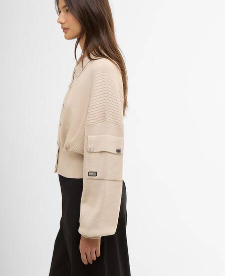 Gigi Knitted Bomber Cement