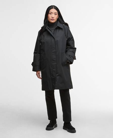Sadie Waterproof Jackets Black/Onyx Tartan