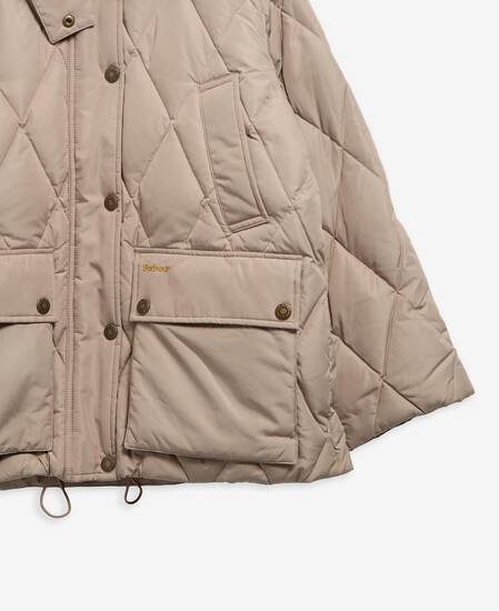 Yasmin Down Puffer Jacket Light Trench