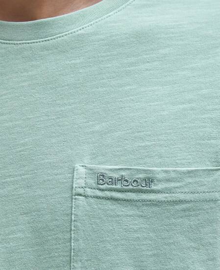 T-shirt con taschino tinta con pigmenti Seagrass T-shirt con taschino tinta con pigmenti Seagrass