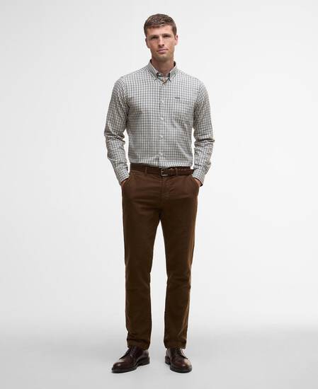 Padshaw Tailored Long-Sleeved Shirt Washed Stone