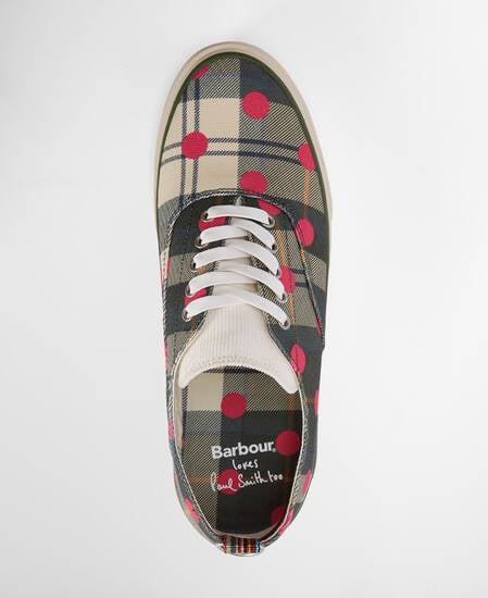 Paul Smith Loves Barbour Women's Plimsolls Ancient Tartan
