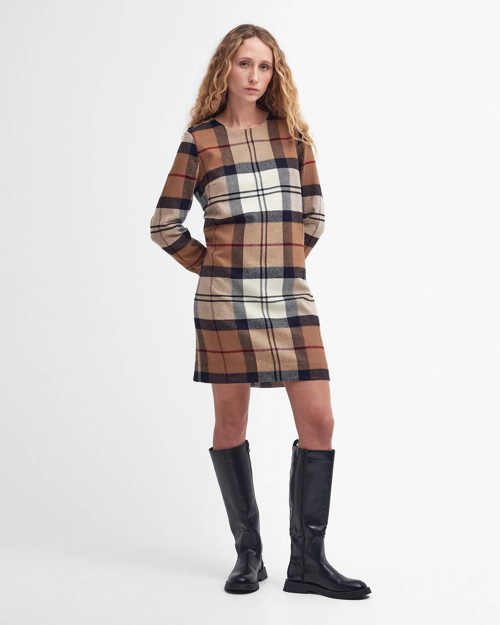 Nancy Tartan Mini Dress