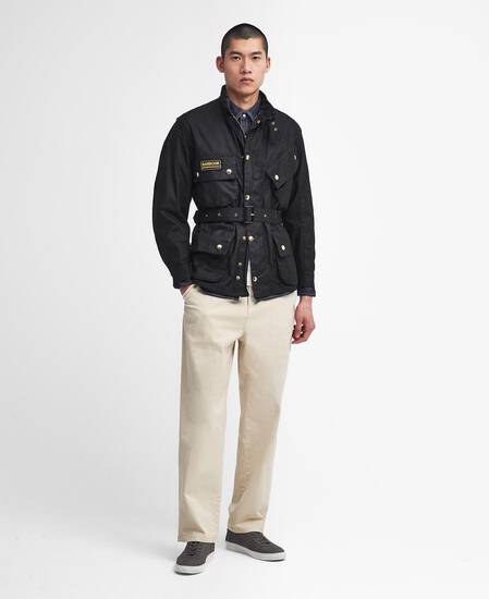 International Original Waxed Jacket Classic Black