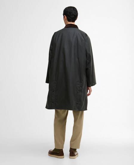 Modified Exmoor Waxed Coat Sage