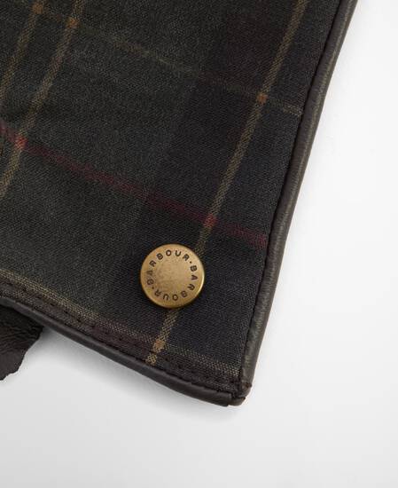 Guanti in tartan Scarlet Classic/Brown