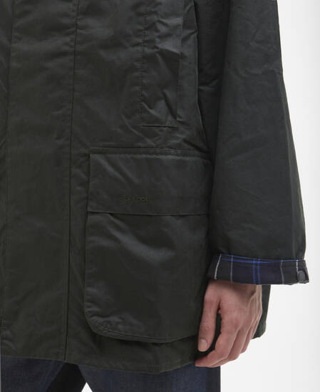 Barbour x ARKET Fairgame Waxed Jacket Sage