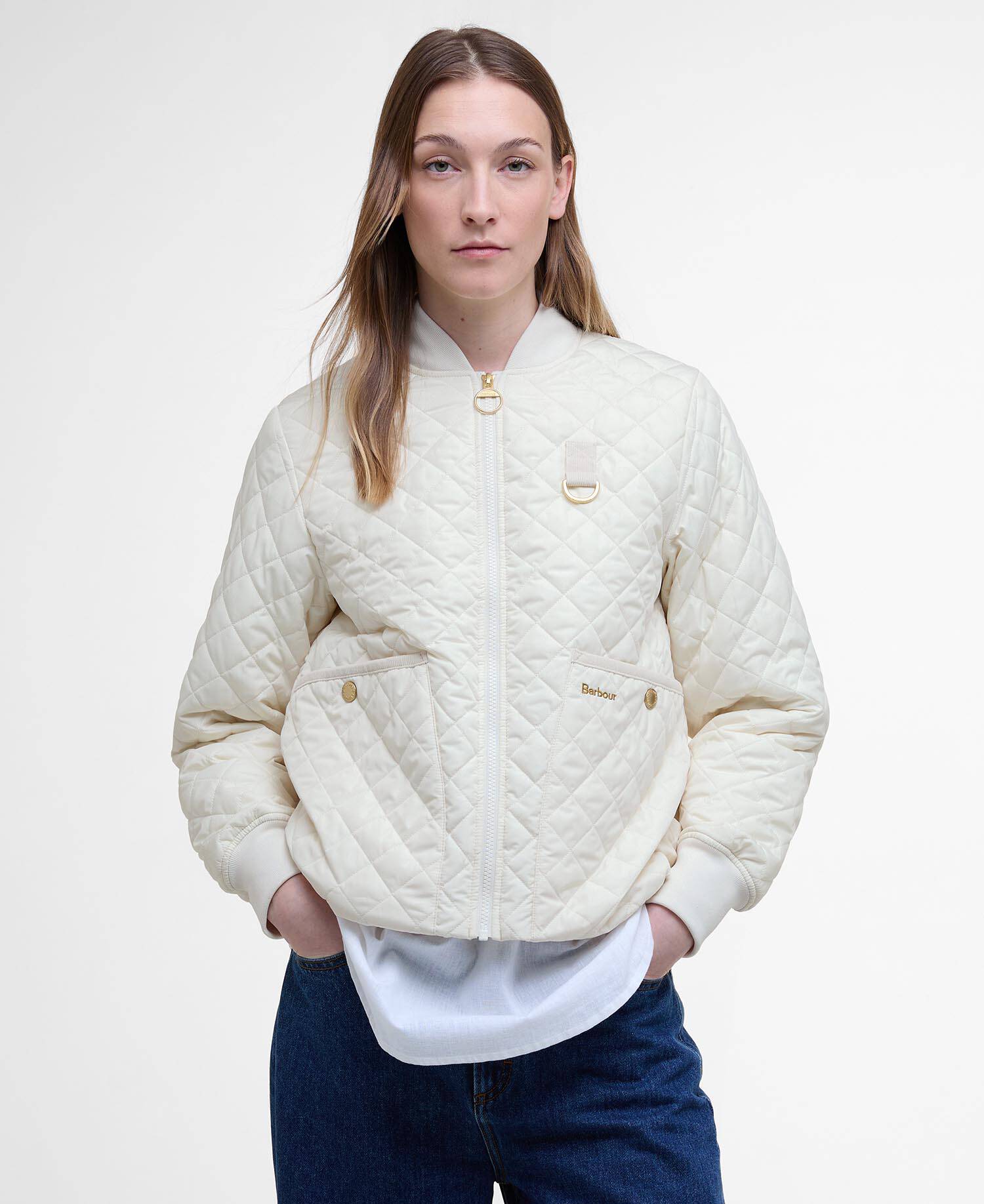 Reyna Quilted Bomber Jacket image number 0