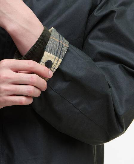 Modified Spey Waxed Jacket Sage