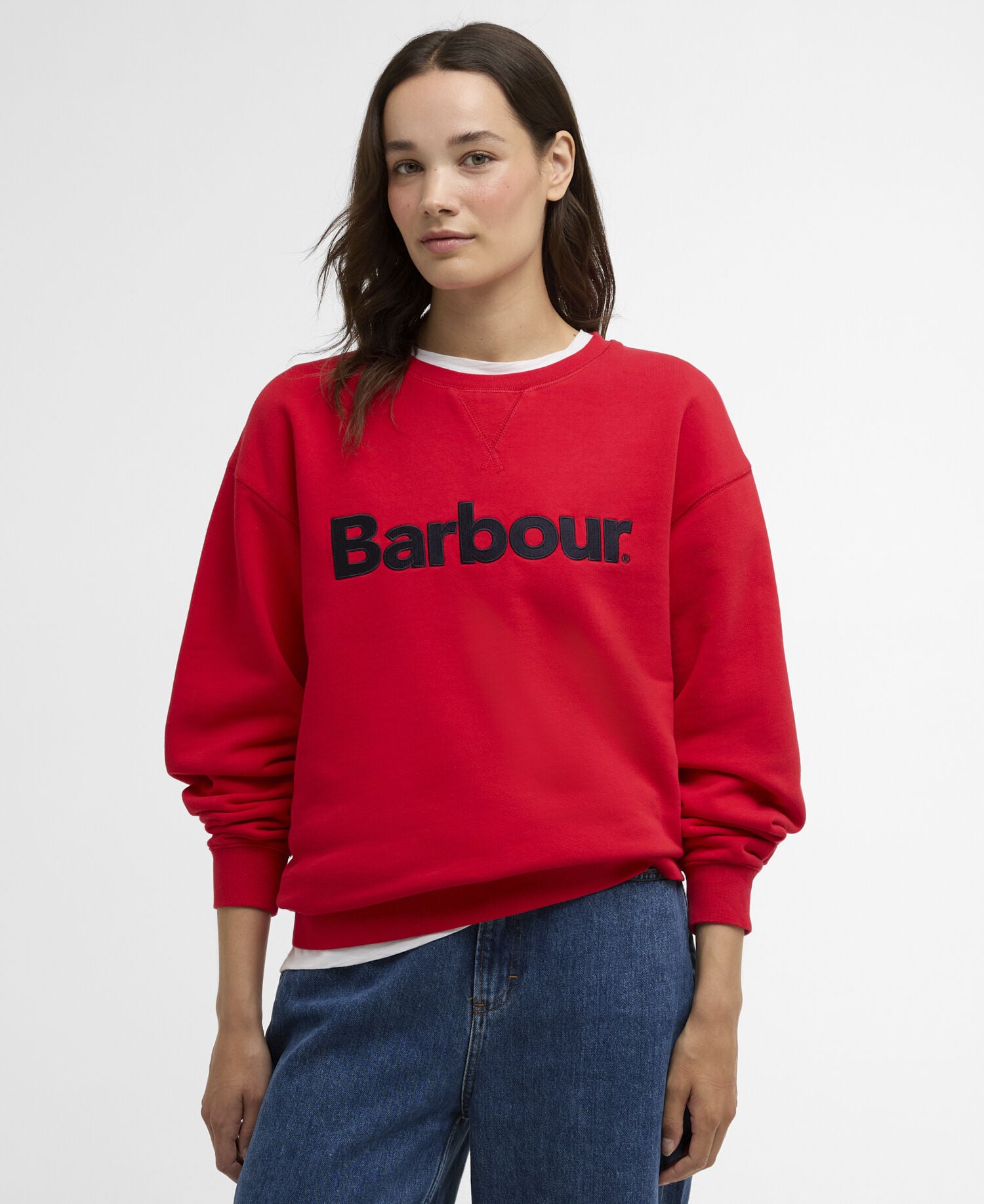 Hartland Logo Sweatshirt Poppy Red