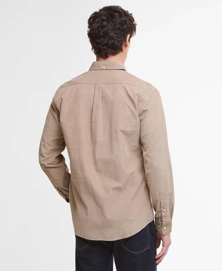 Ramsey Tailored Long-Sleeved Shirt Washed Stone