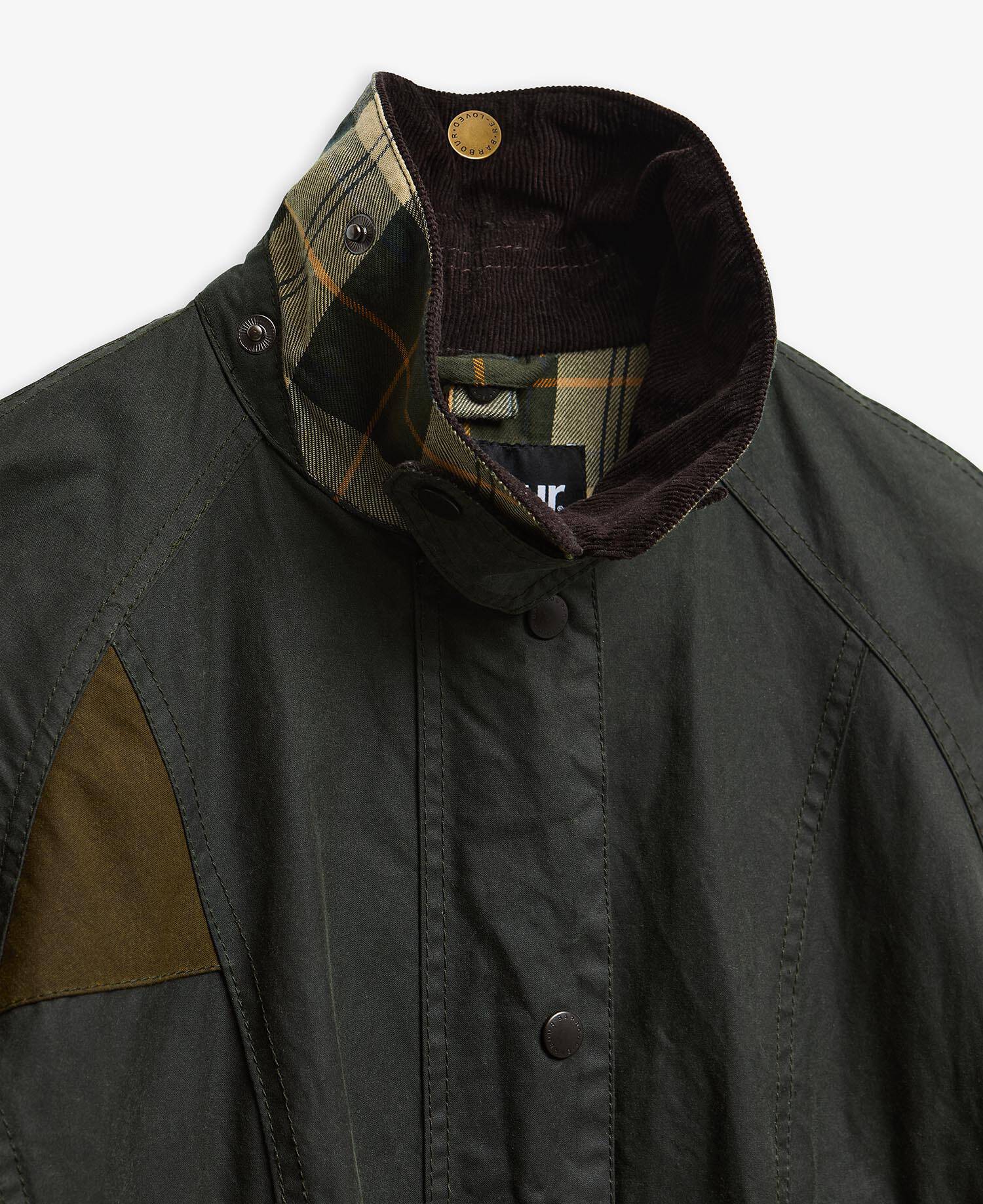 Barbour Re-Loved Beadnell Waxed Jacket - Size 14 Sage image number 4