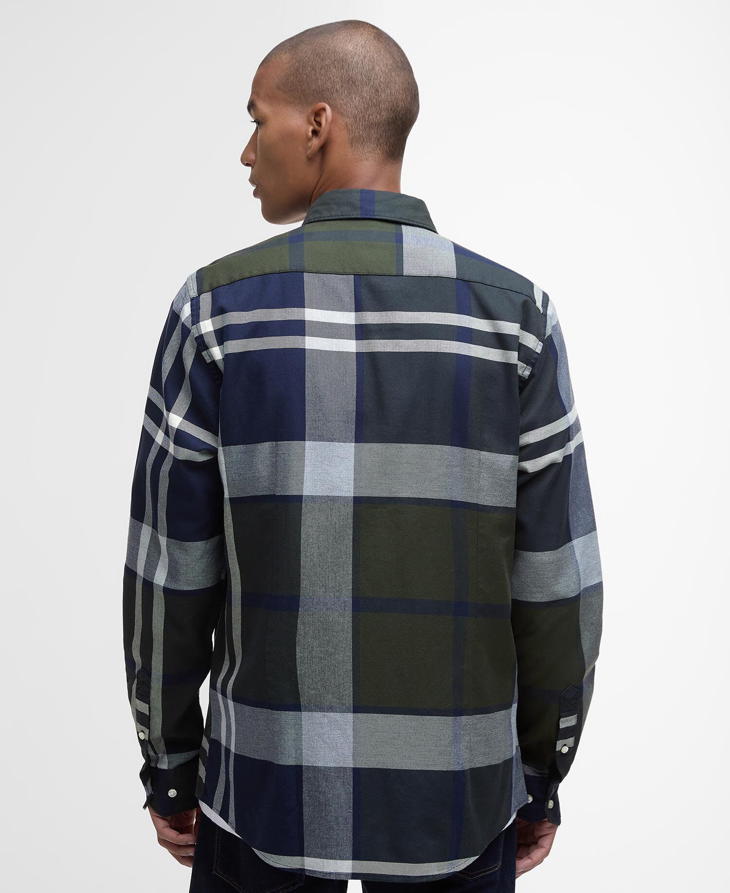 Dunoon Tailored Long-Sleeved Shirt Fernwood Tartan