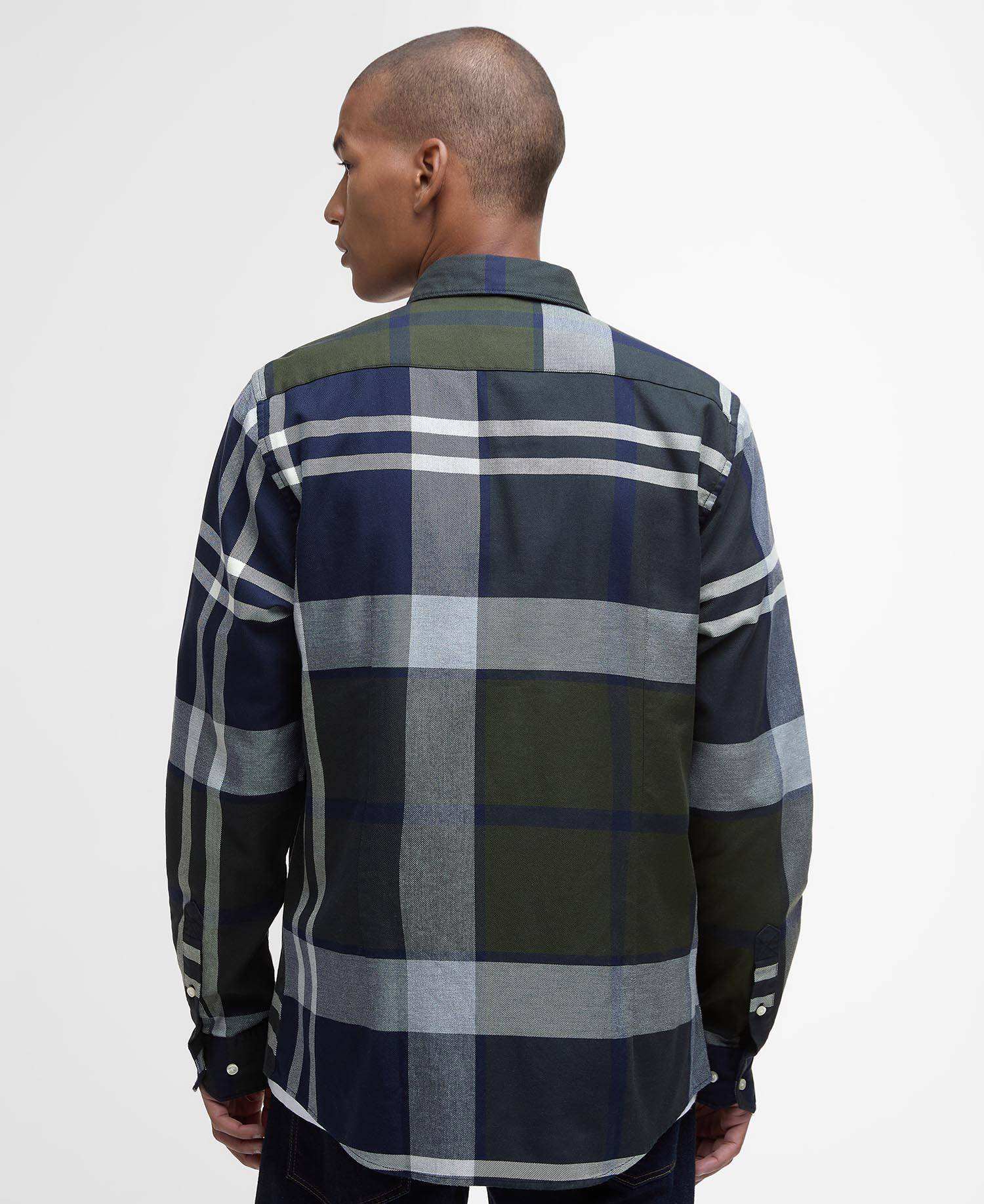 Dunoon Tailored Long-Sleeved Shirt Fernwood Tartan image number 2