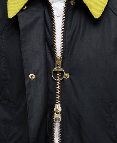 Wachsjacke Icons Modern Beadnell Black/Classic