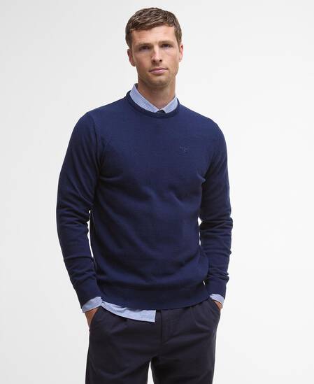 Felpa girocollo Essential Atlantic Blue
