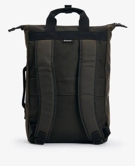 Field Waxed Backpack Olive-Black