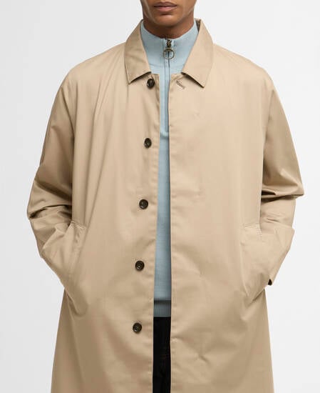 Rokig Lightweight Mac Jacket Washed Stone/Highland Loch
