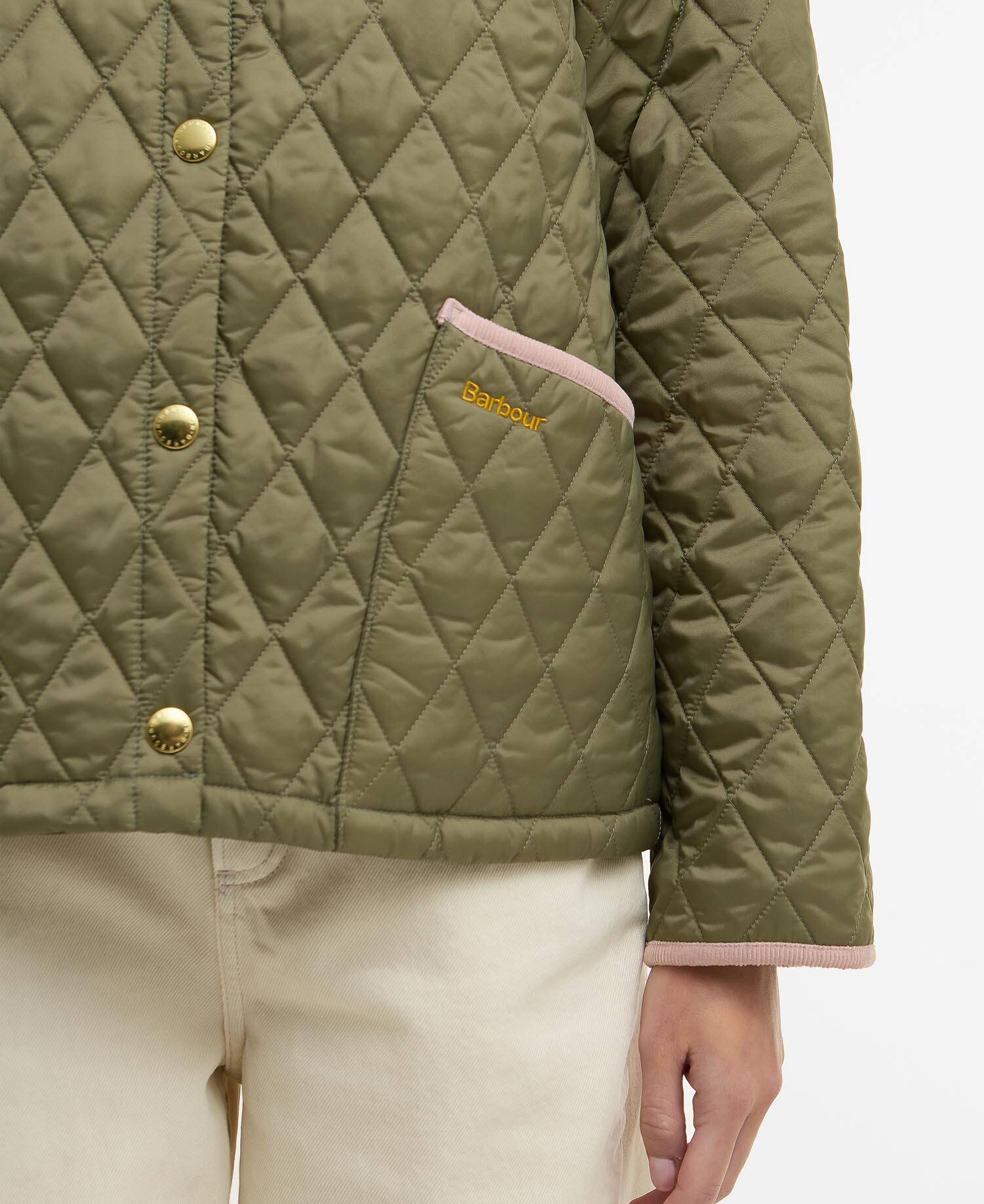 Icons Cropped Liddesdale Quilted Jacket image number 3
