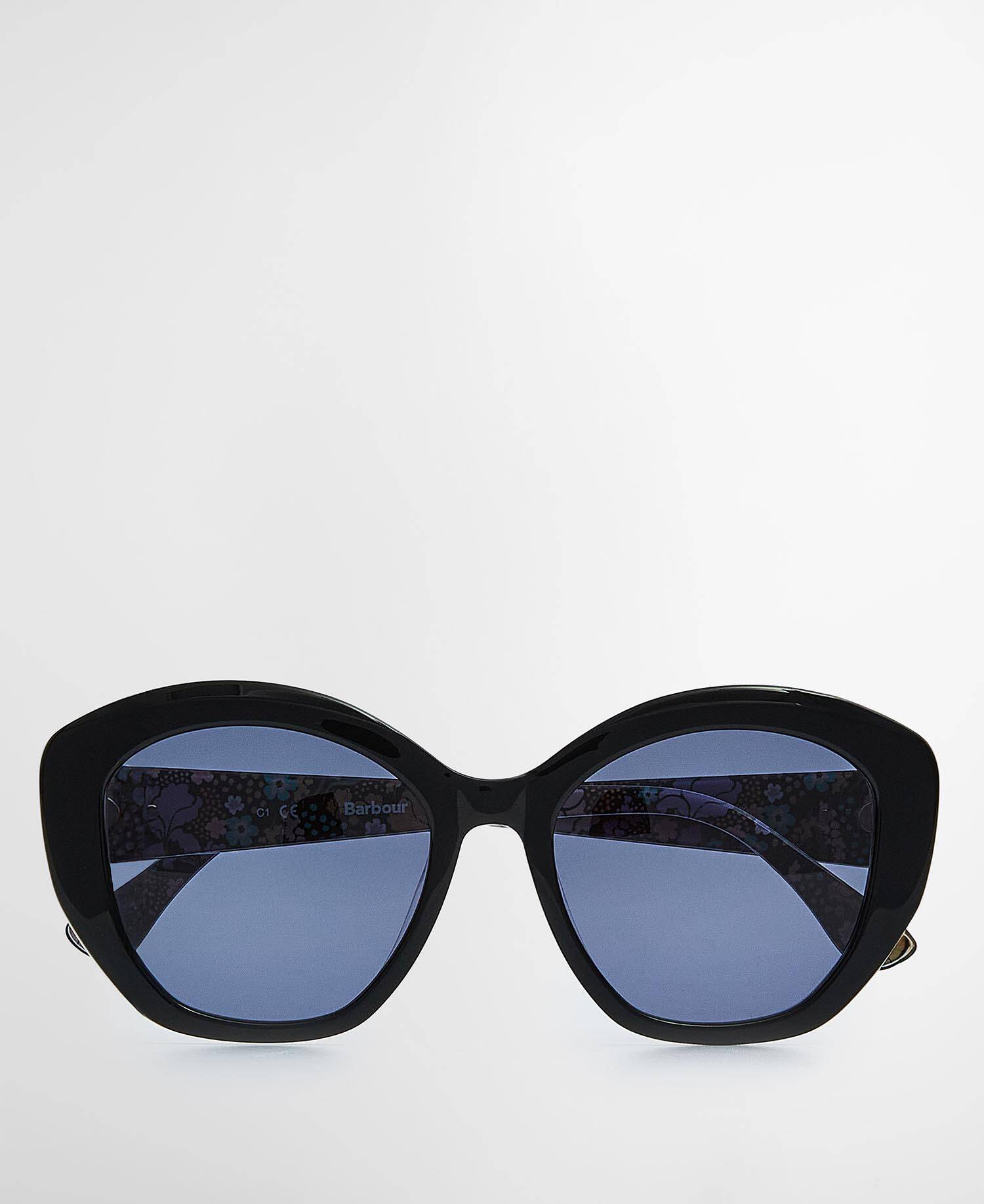 Cat-Eye Sunglasses c1 Black image number 0