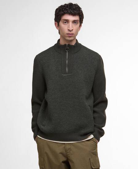 Pullover Milburn Half-Zip Dark Olive Pullover Milburn Half-Zip Dark Olive