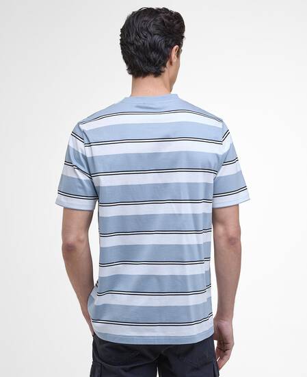 Bruce Striped T-Shirt Cool Blue Bruce Striped T-Shirt Cool Blue
