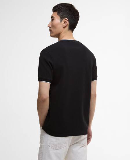 Seb Textured T-Shirt Black