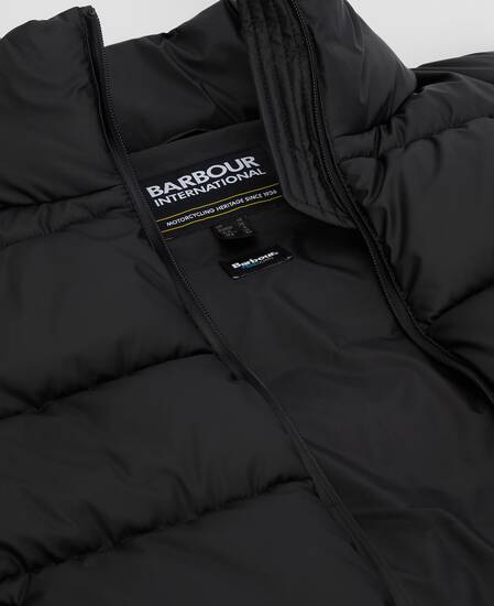 Phoenix Quilted Sweat Black