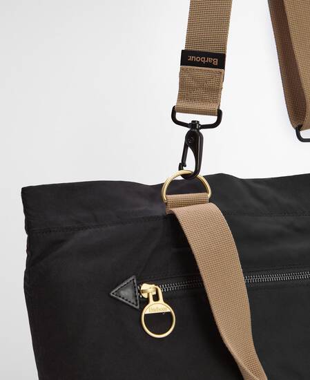 Tote Bag Transport Carry-All Black/Modern Tartan