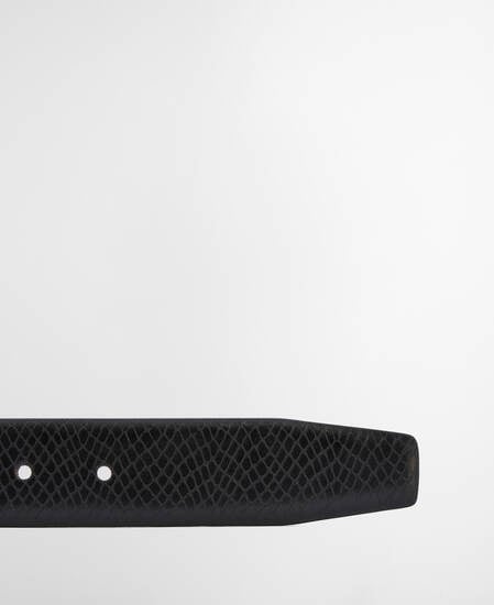 Jaspar Leather Belt Black