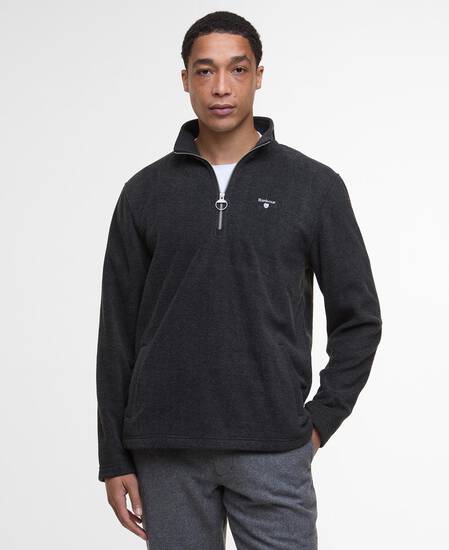 Essentials Half-Zip Fleece Charcoal Marl