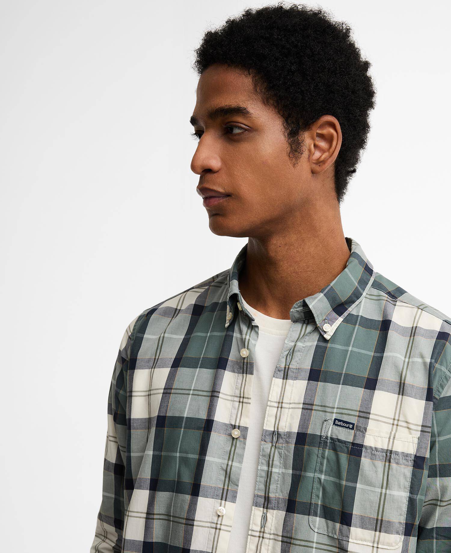 Rawley Tailored Long-Sleeved Shirt Meadow Brook Tartan image number 3