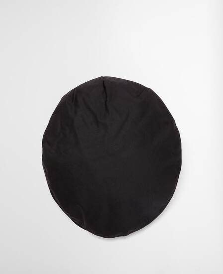 Cheviot Waxed Flat Cap Black/Classic