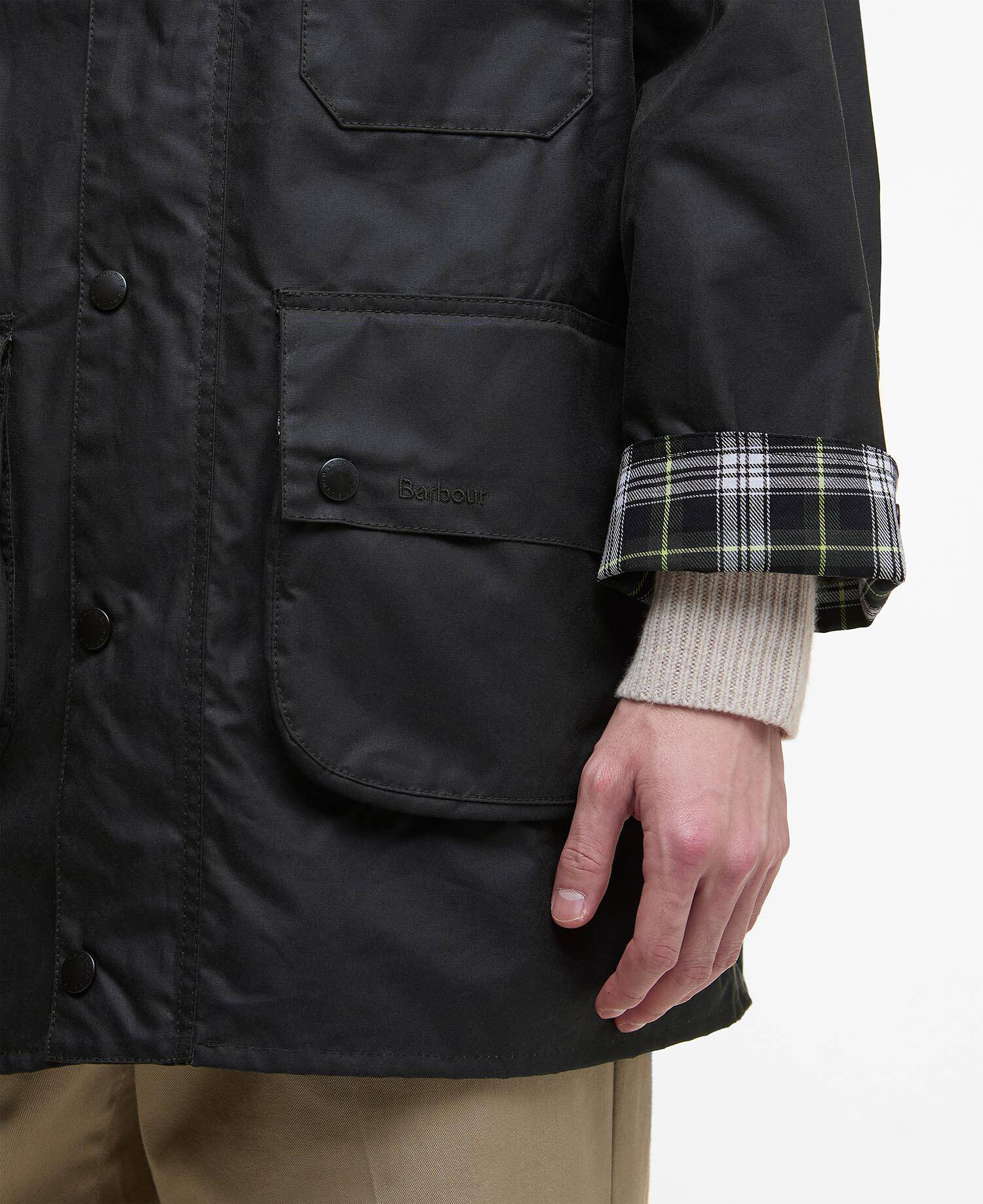 Oversized Solway Waxed Jacket image number 5