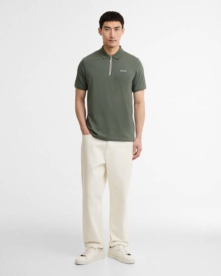 Poloshirt Ashmann Tipped Thyme