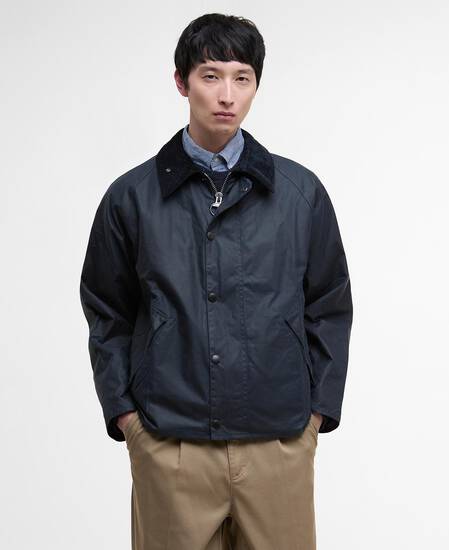 Transport Waxed Jacket Classic Navy