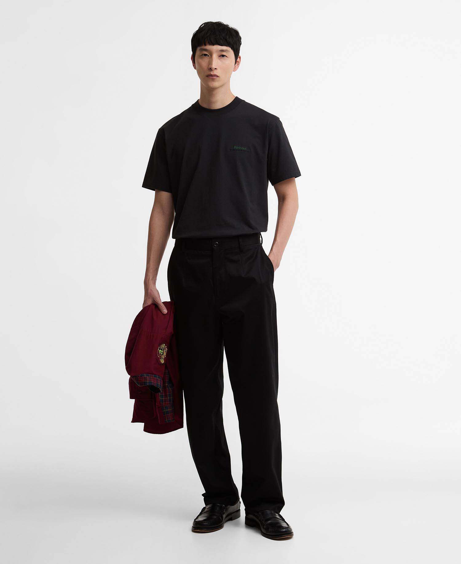 Barbour x Feng Chen Wang Graphic T-Shirt Black image number 3