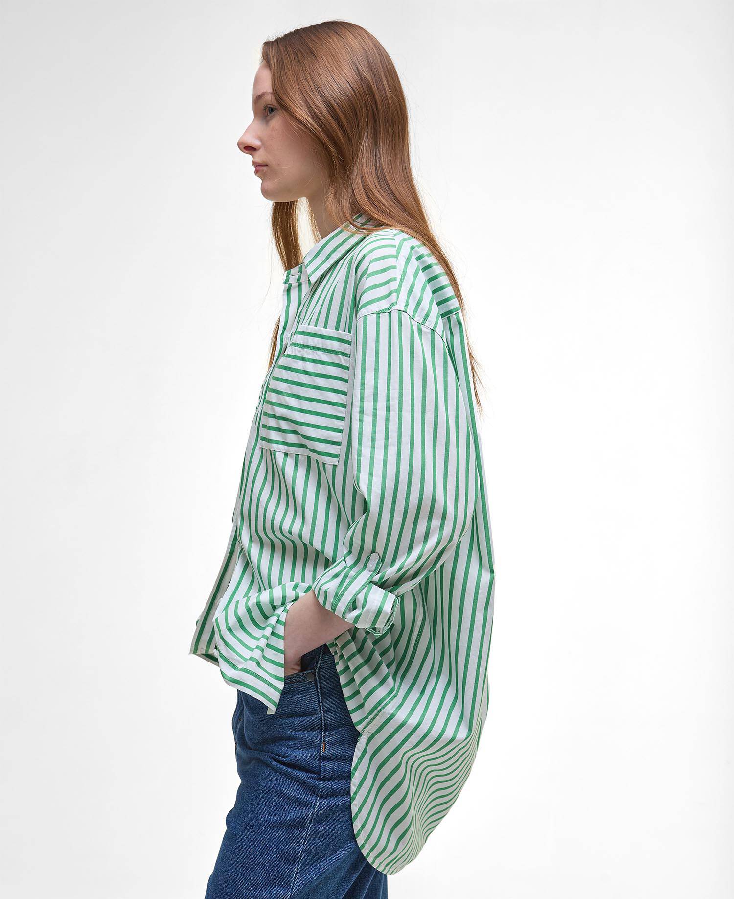 Nicola Striped Relaxed Long-Sleeved Shirt image number 4