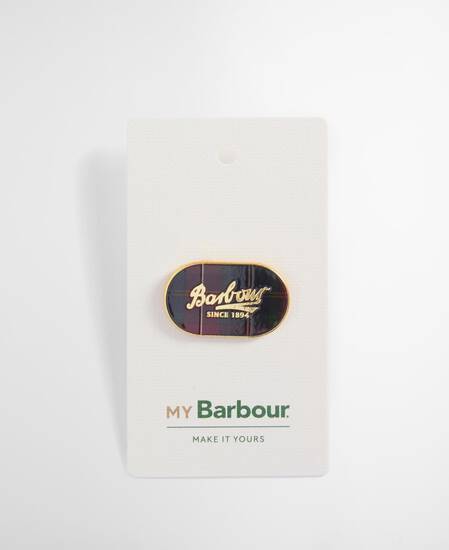Barbour Festive Tartan Pin Badge Festive Tartan
