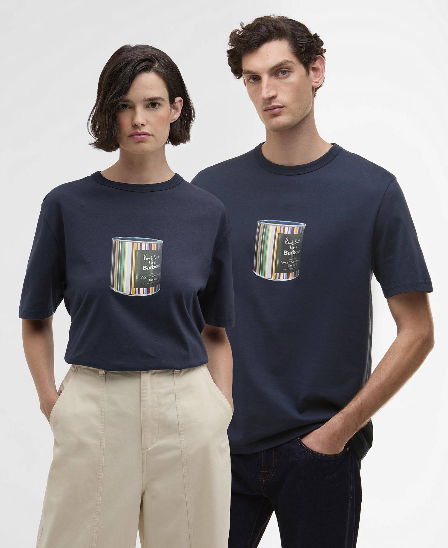 Paul Smith loves Barbour Wax Can Graphic T-Shirt image number 0
