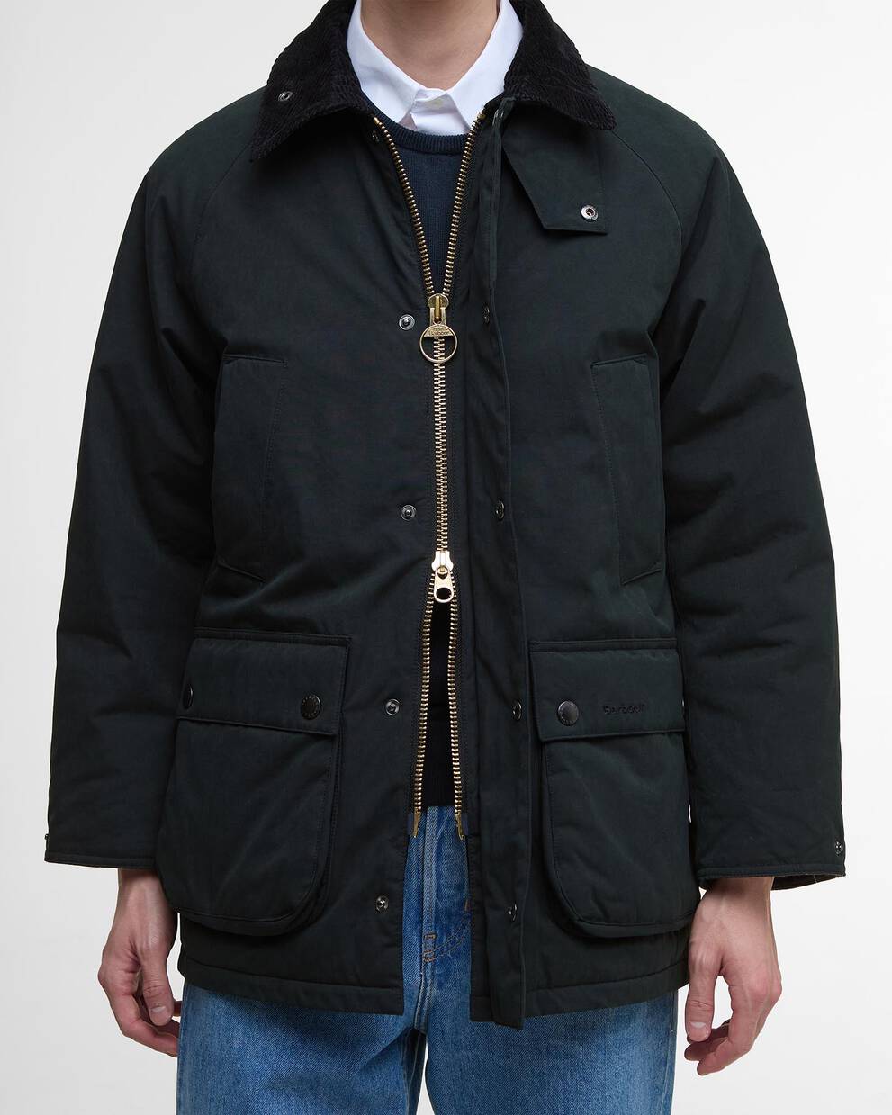 Oversized Bedale Padded Casual Jacket