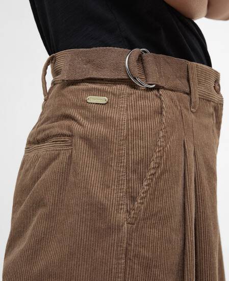 Yasmin Cord Trousers Military Brown Yasmin Cord Trousers Military Brown
